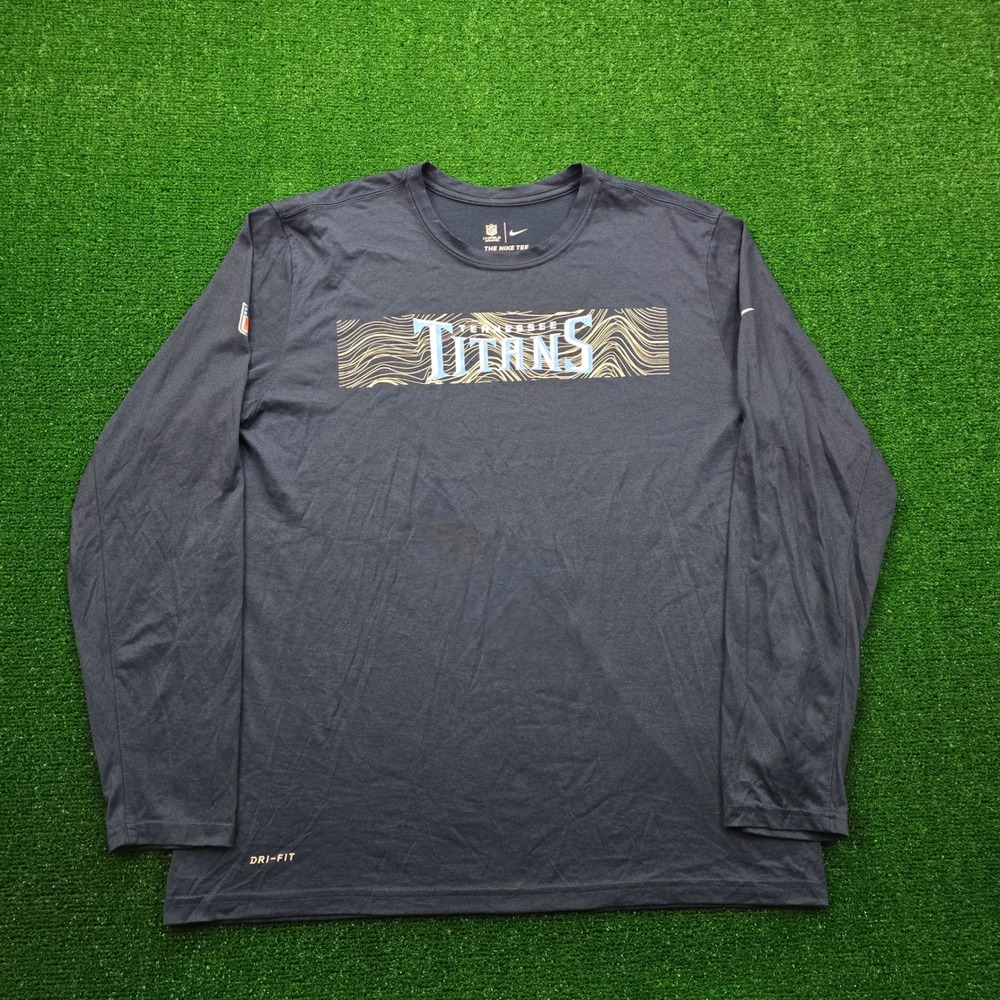 Tennessee Titans Nike Shirt Mens XL Long Sleeve NFL On Field Apparel Performance